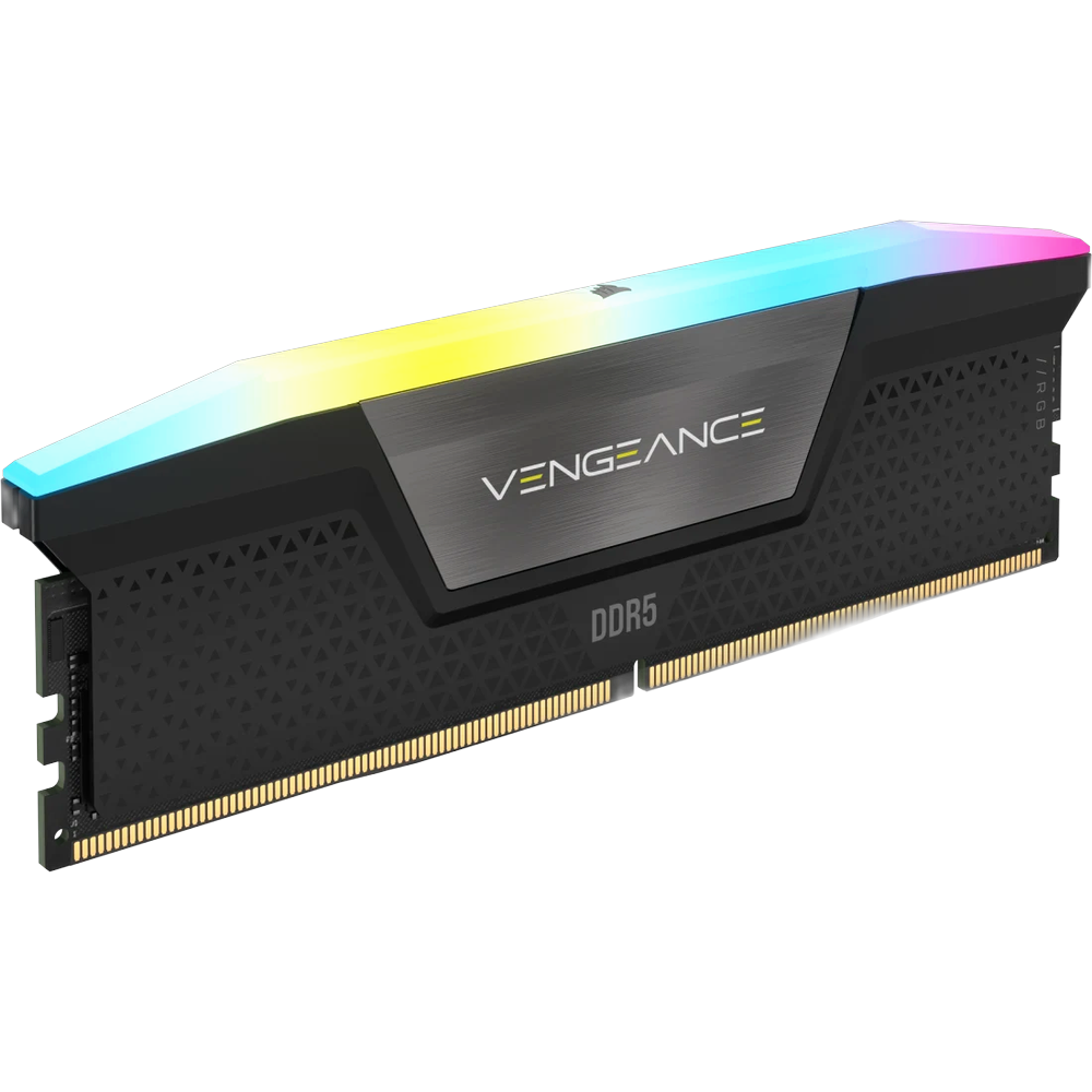 رم کامپیوتر کورسیر Corsair Vengeance RGB 32GB (2×16GB) DDR5 5200MHz CL40