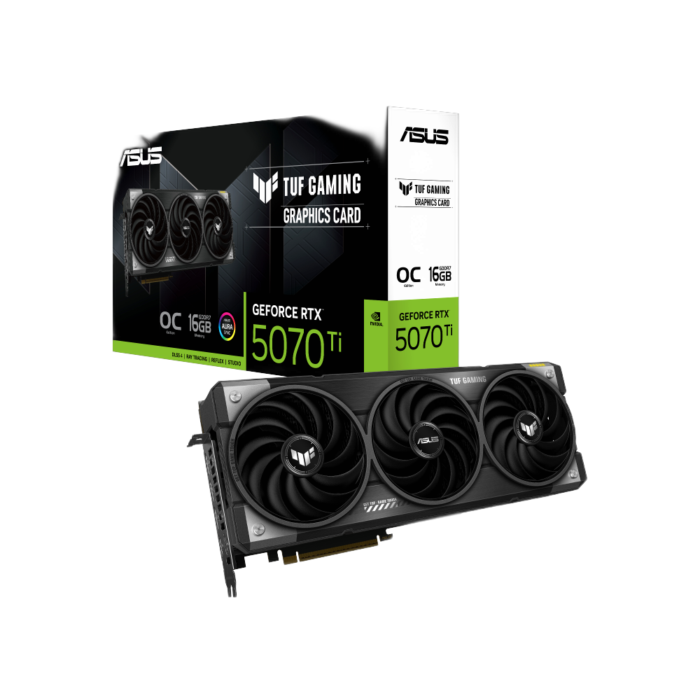 کارت گرافیک ایسوس ASUS TUF RTX 5070 Ti OC 16GB